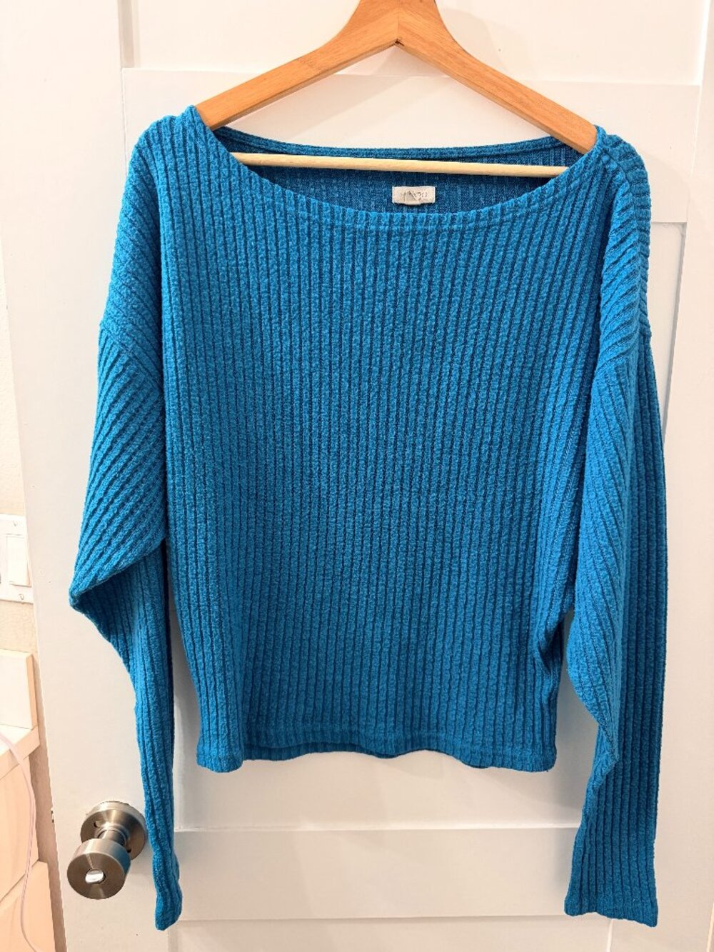 Teal Pilcro Anthropologie size medium super soft top